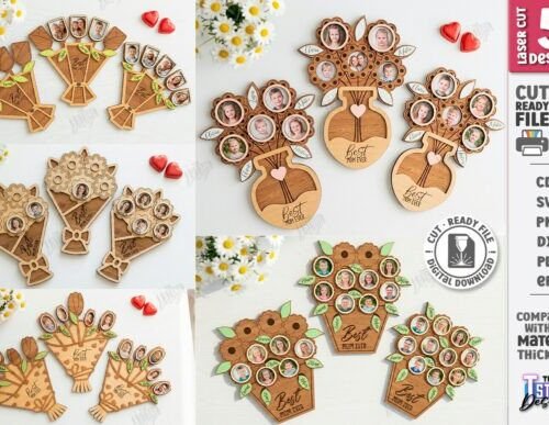 Mothers Day Photo Frames Laser 145359878 Creativo Digital